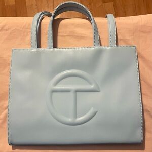 Telfar Medium Shopping Bag ‘Pool Blue’